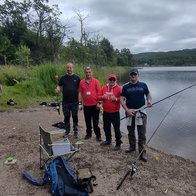 A group of veterans fishing